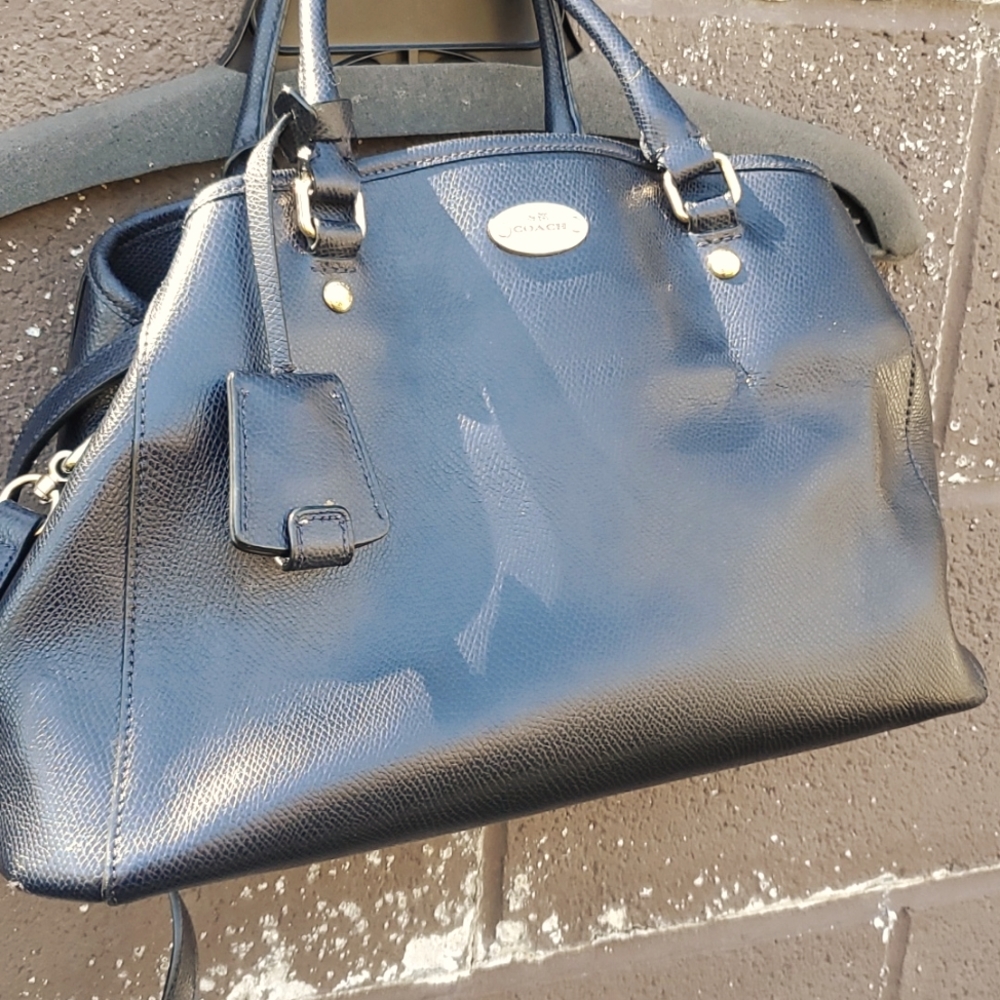 Navy blue coach bag